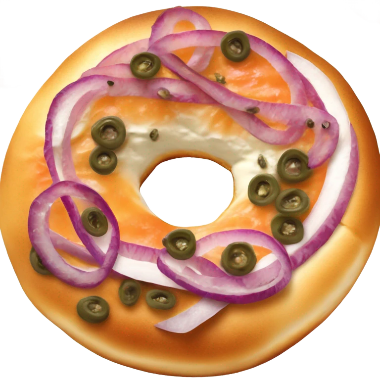 bagel with lox  emoji