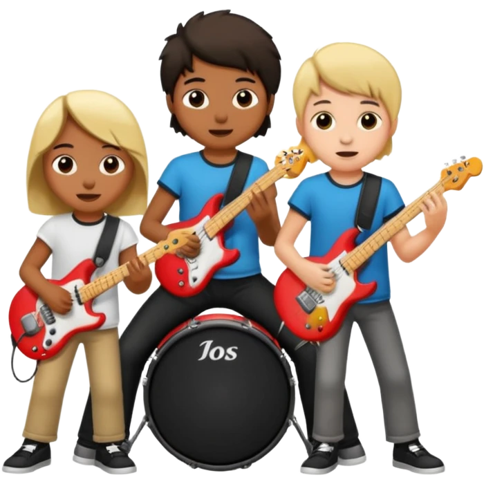 rock player kids emoji