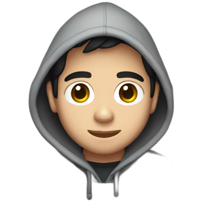 David archuleta with a darker complexion wearing a hoodie  emoji