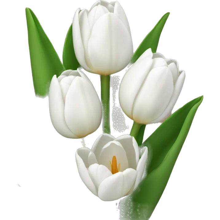 White tulip emoji
