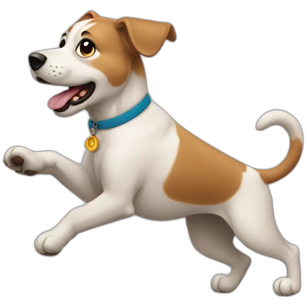 Chien qui danse emoji