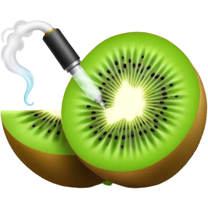 vape kiwi emoji