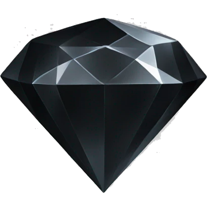 Black diamond emoji