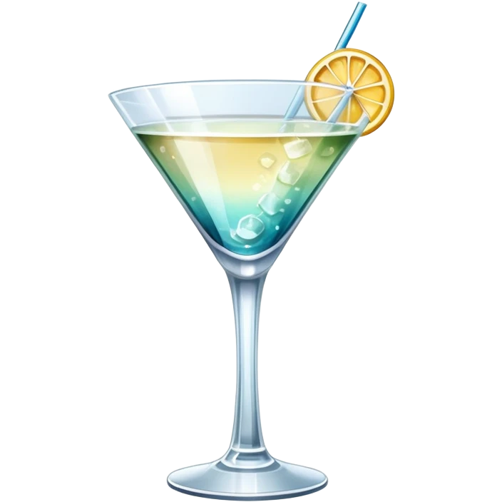 Crystal cocktail emoji