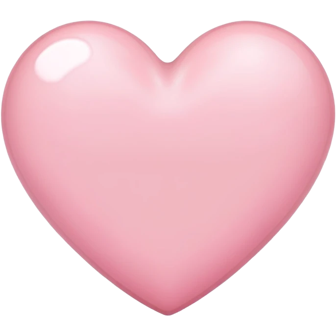 light pink heart emoji