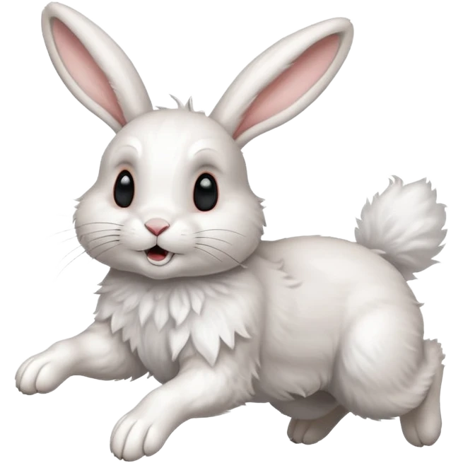 rabbit jumping emoji