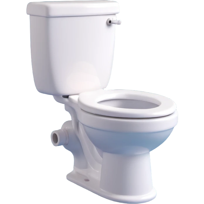 classic toilet with tank emoji