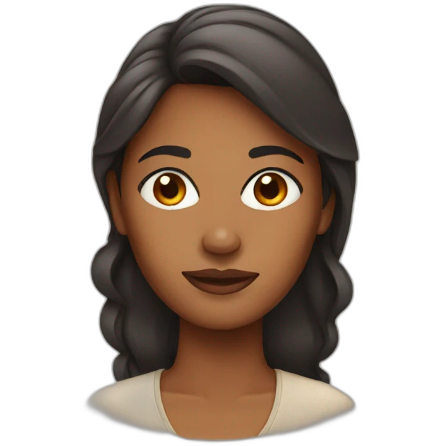 brown skin woman emoji