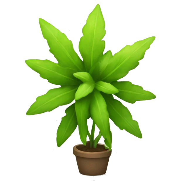 star shaped plant emoji