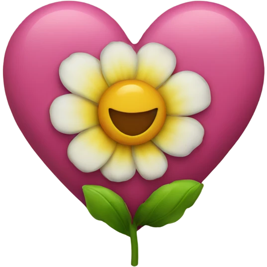 flower heart emoji