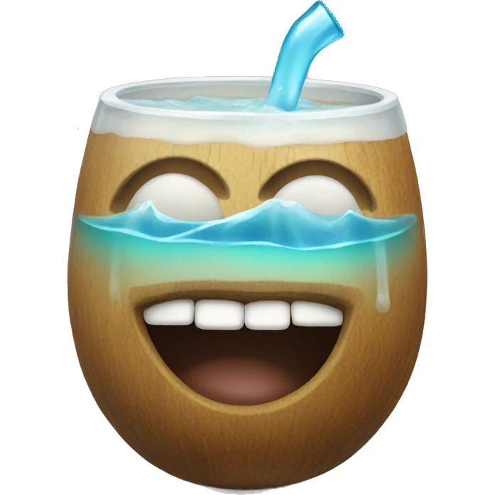 agua de coco emoji