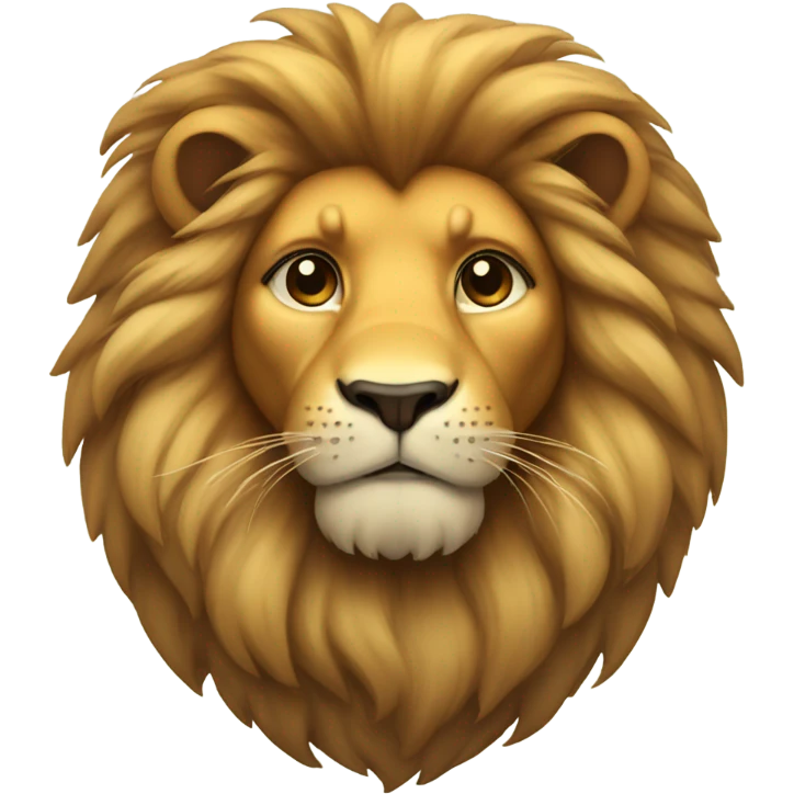 Lion with a bow emoji