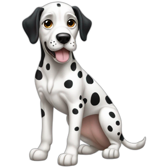 Perro dalmata emoji
