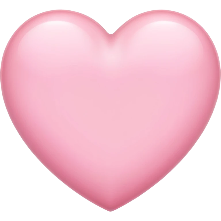 light pink heart emoji