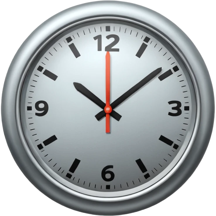 clock that emoji
