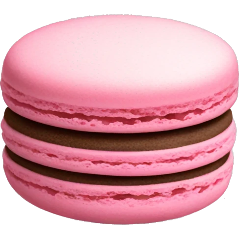 Pink macaron  emoji