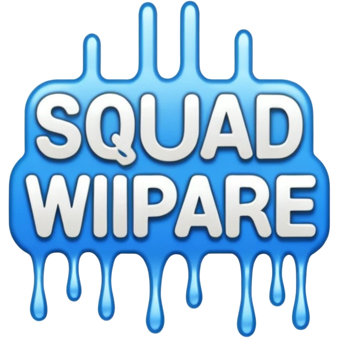 Words that say Squad wipe  emoji
