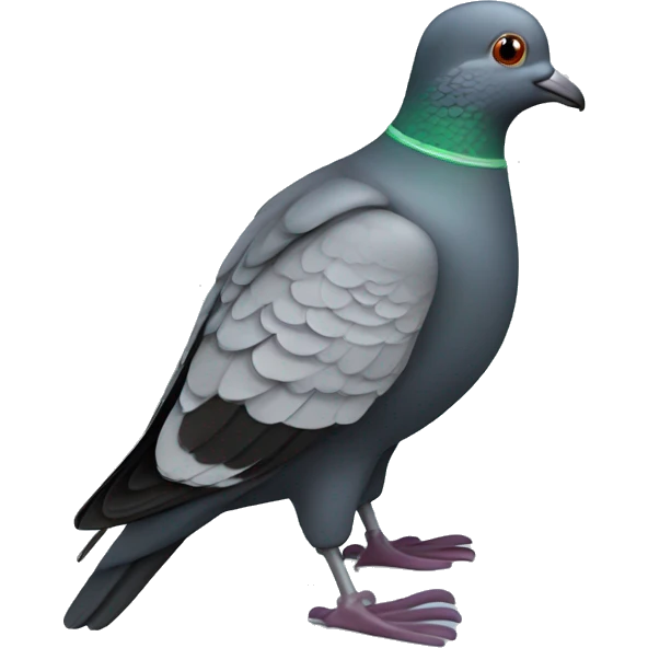 pigeon scuba diver emoji