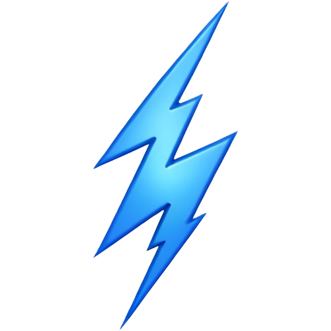 lightning emoji