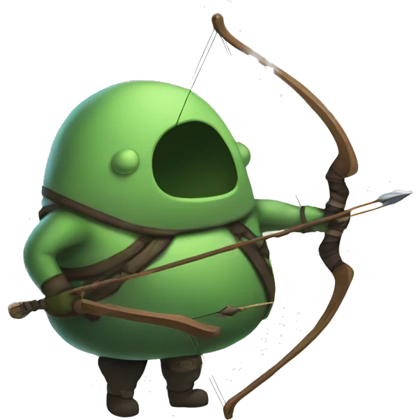 Blob Archer emoji