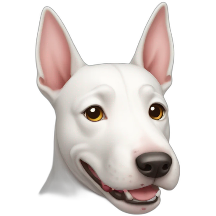 Cute little Bull Terrier emoji