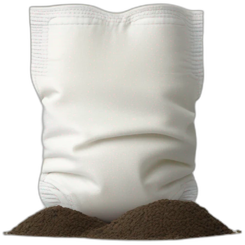 compostable diaper with compost emoji
