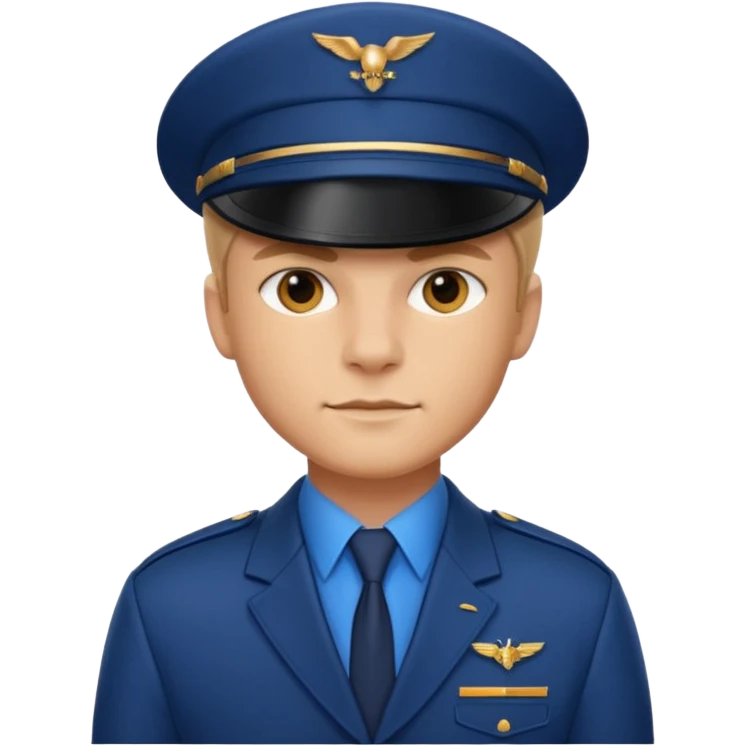 blue suited panther pilot emoji