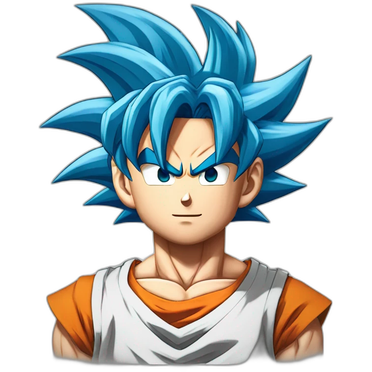 son goku super sayain blue emoji