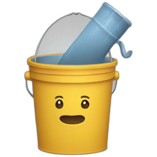 Pail en queu emoji