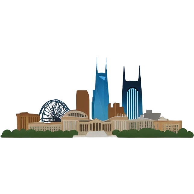 create a emoji of the NASHVILLE skyline emoji
