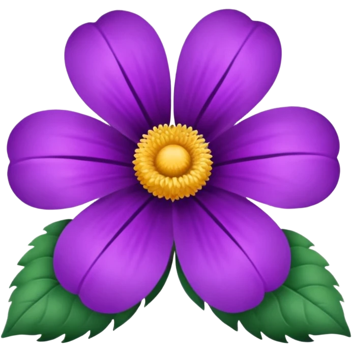 purple flower emoji