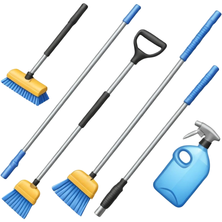 window cleaning tools emoji