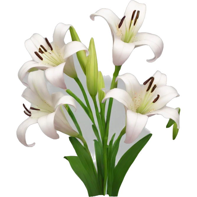 Lily flowers  emoji