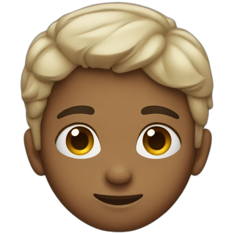 Boy with heart eyes emoji