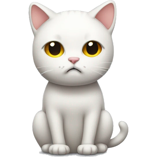cat body depressed emoji