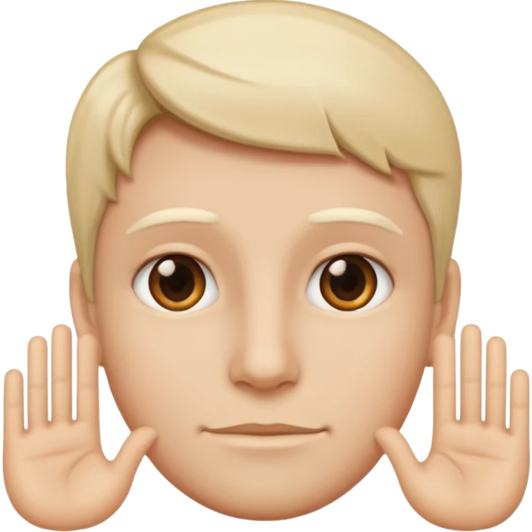 Make a person say 61 emoji