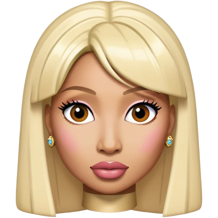 Nicki Minaj realistic emoji emoji