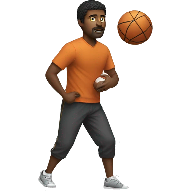 Man with ball emoji