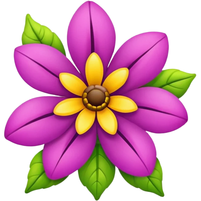 Tangled flower emoji emoji