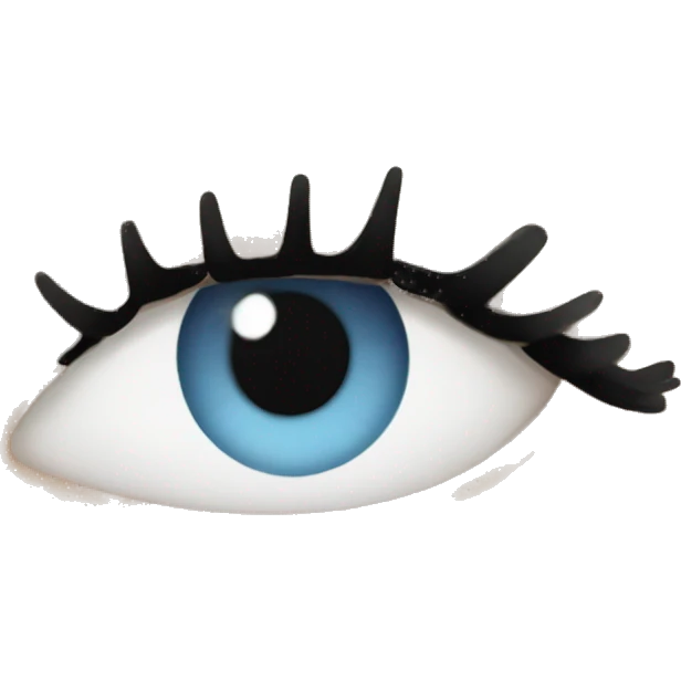 billie eyelash emoji
