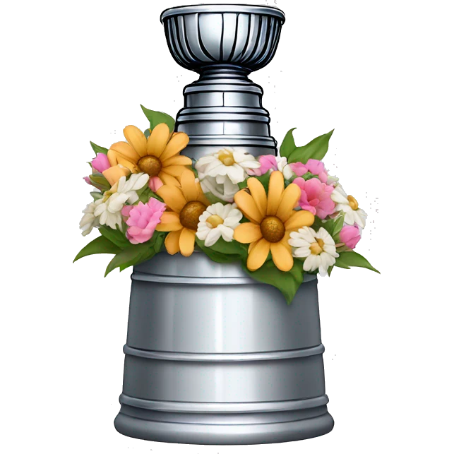 Stanley cup with cute flowers and cats on it  emoji