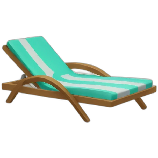 beach lounger emoji