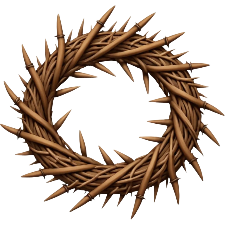 crown of thorns  emoji