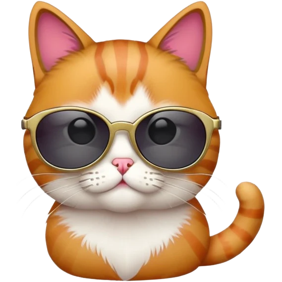 cat wearing sunglasses emoji