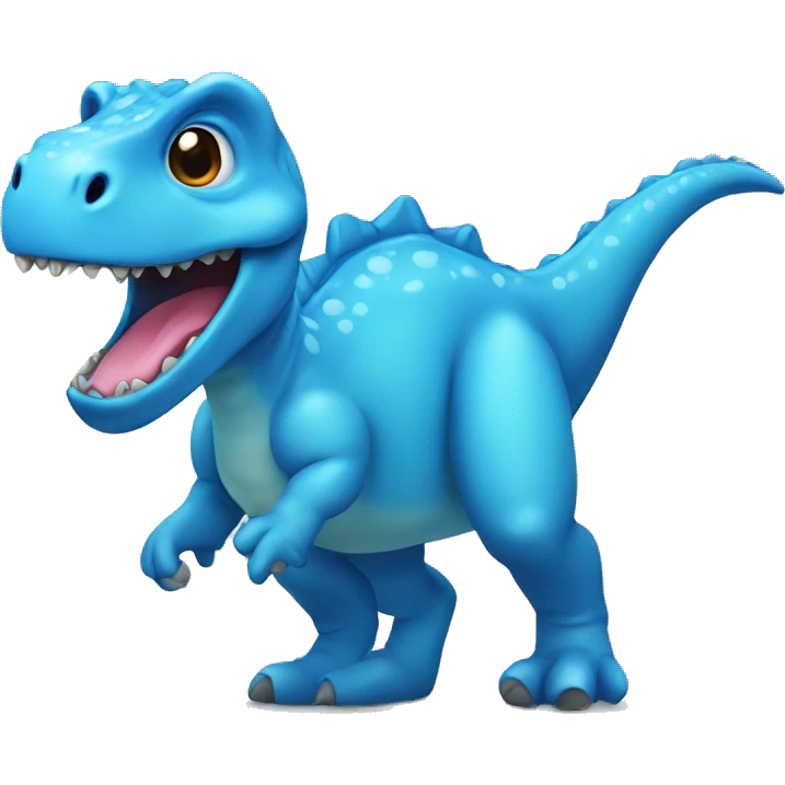 blue cute dino emoji