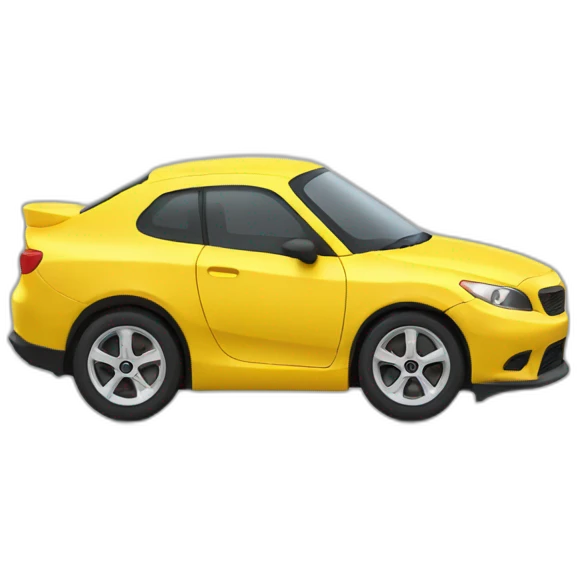 yellow speed car animation emoji