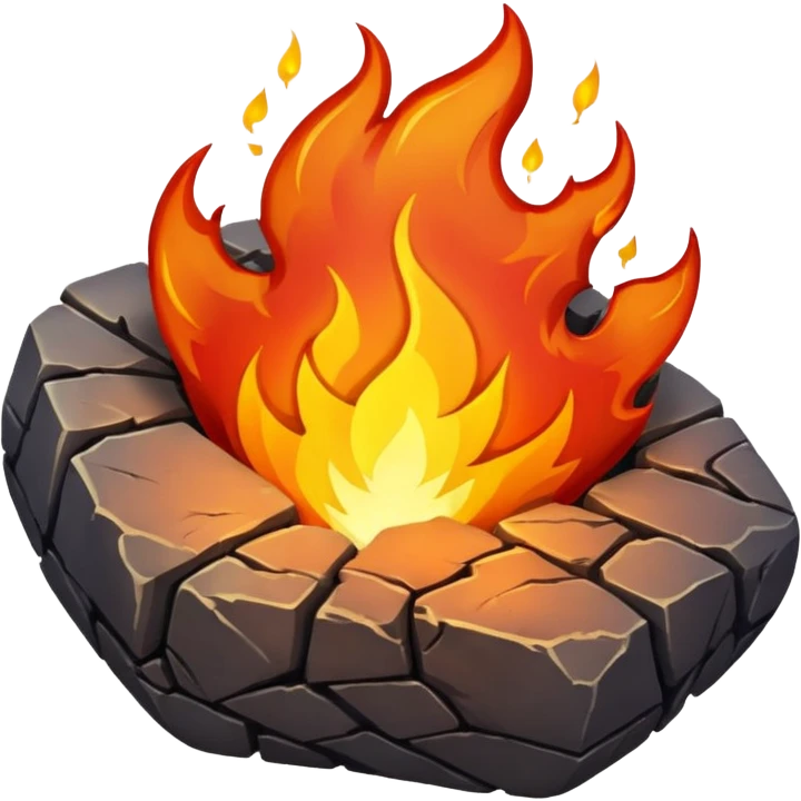 fire stone artefact emoji