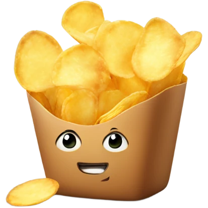 potato chips emoji
