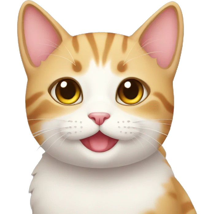 Cat kawaii emoji