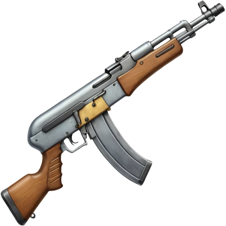 Realistic akm 47 emoji